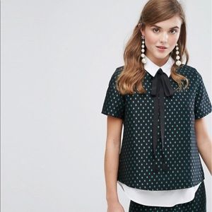 SISTER JANE STAR BLACK AND GREEN SHIRT FROM ASOS